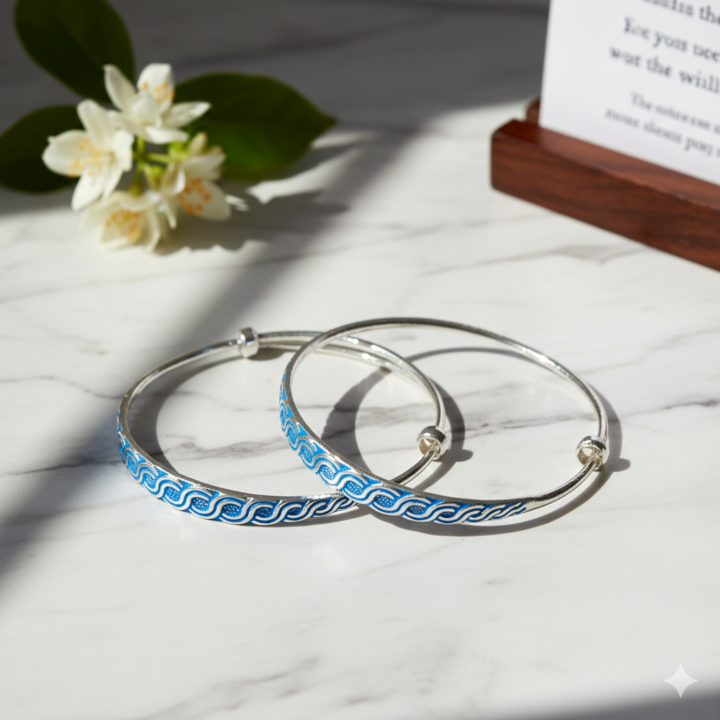 SILVER BABY KADA/BRACELET (SBR336)