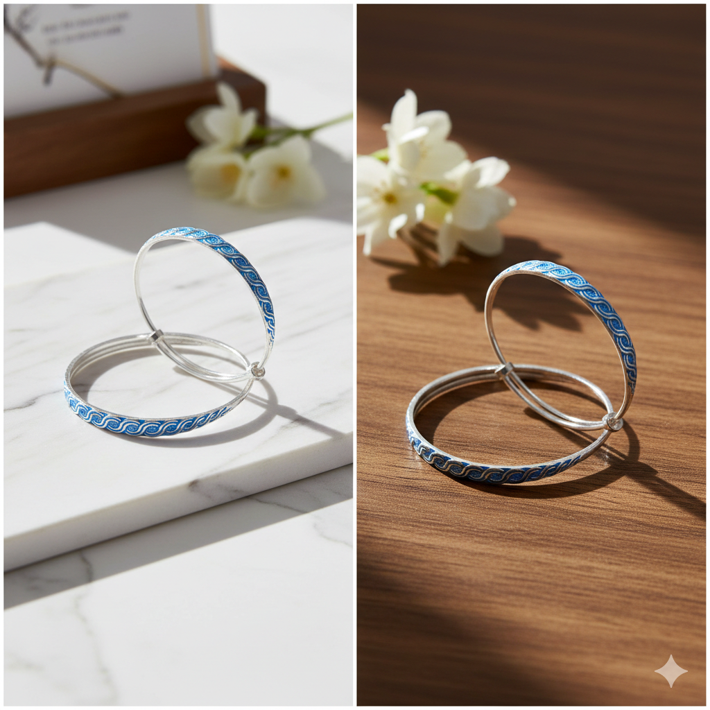 SILVER BABY KADA/BRACELET (SBR336)